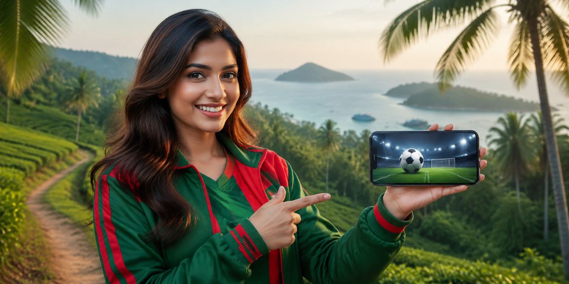 সিলেটের চা বাগানে বসে ক্রিকেট বেটিং জ্যাকপটে অংশ নিচ্ছেন একজন ব্যবহারকারী